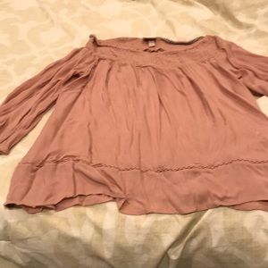 Off the shoulder blouse